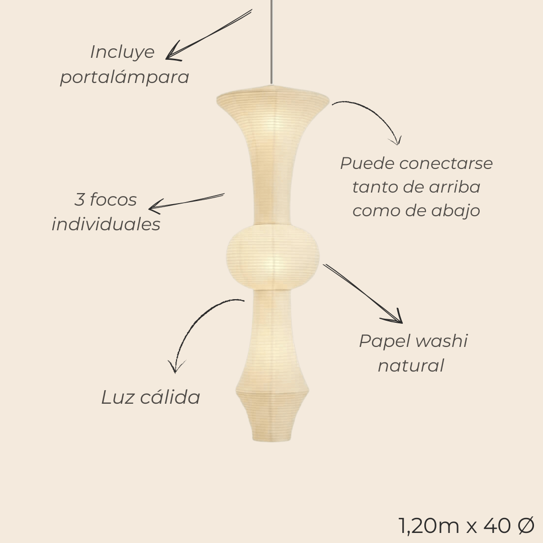 lampara akari e rittai zen tokyo moon deco